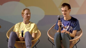 Vitalik Buterin at Devcon VI talking about ZK and Ethereum
