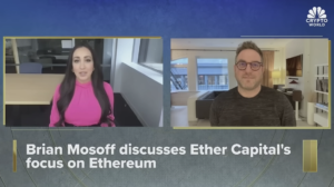 Ether Capital CNBC interview staking
